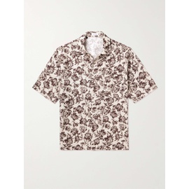 DE PETRILLO Floral-Print Linen Shirt 1647597307007560