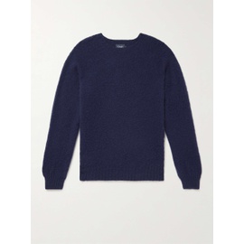 DRAKE Brushed Shetland Wool Sweater 1647597323019326