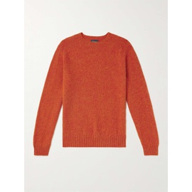 DRAKE Brushed Shetland Wool Sweater 1647597323019515