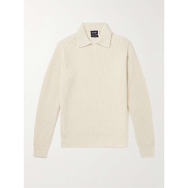 DRAKE Integral Ribbed Wool and Alpaca-Blend Sweater 1647597323019337