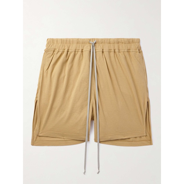  DRKSHDW BY 릭 오웬스 RICK OWENS Phleg Straight-Leg Cotton-Jersey Drawstring Shorts 1647597329117848