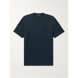던힐 DUNHILL Slim-Fit Logo-Embroidered Cotton-Jersey T-Shirt 43769801097420373