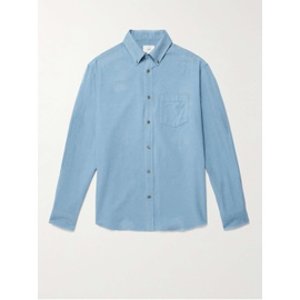 던힐 DUNHILL Button-Down Collar Cotton and Cashmere-Blend Corduory Shirt 1647597323019248