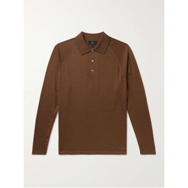 던힐 DUNHILL Cashmere and Mulberry Silk-Blend Polo Shirt 1647597314721183