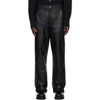 Deadwood Black Presley Leather Pants 232158M189002