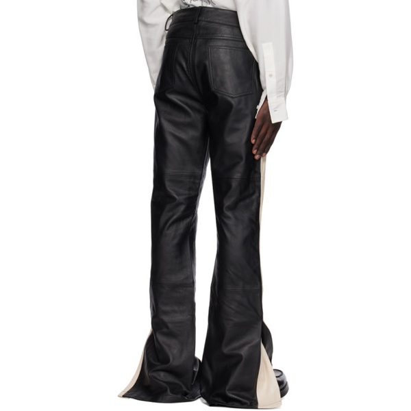  Deadwood Black Prance Leather Pants 232158M189007