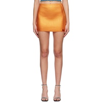 디젤 Diesel Orange M-Argette Miniskirt 222001F090007