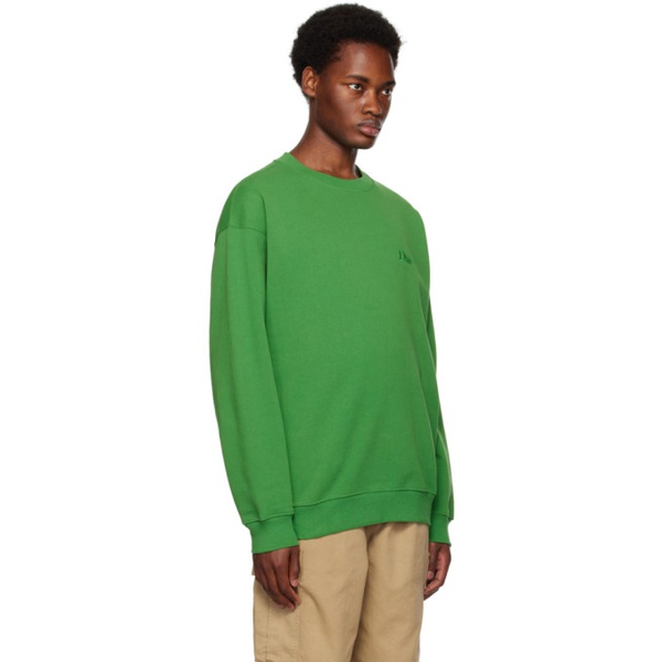  다임 Dime Green Classic Sweatshirt 232841M204021