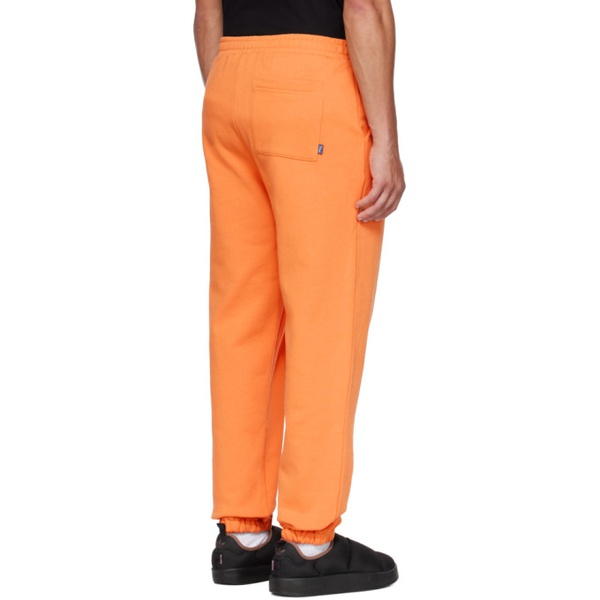  다임 Dime Orange Embroidered Sweatpants 232841M190001