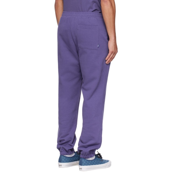  다임 Dime Purple Embroidered Sweatpants 232841M190003