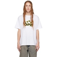 다임 Dime White Pawz T-Shirt 241841M213002