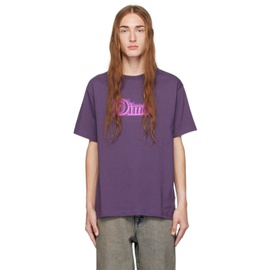 다임 Dime Purple Noize T-Shirt 241841M213008