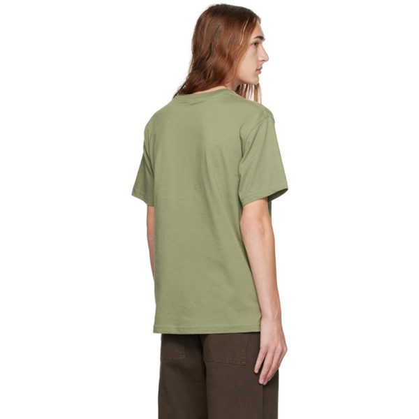 다임 Dime Green Classic T-Shirt 241841M213025