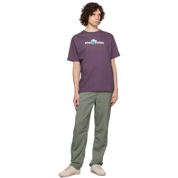  다임 Dime Purple Reno T-Shirt 241841M213006