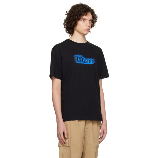  다임 Dime Black Classic T-Shirt 241841M213010