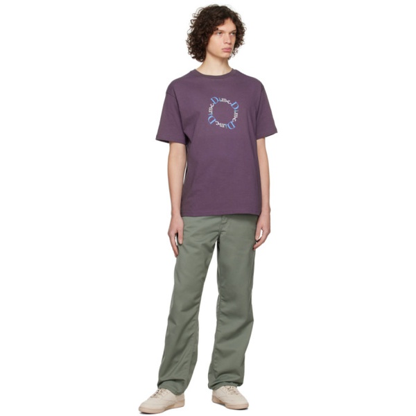 다임 Dime Purple Classic T-Shirt 241841M213020
