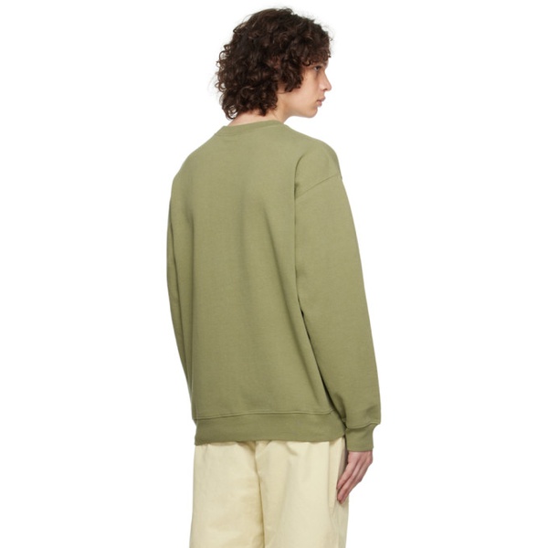  다임 Dime Green Classic Sweatshirt 241841M204012