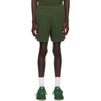 다임 Dime Green Classic Shorts 241841M193000