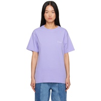 다임 Dime Purple Classic T-Shirt 241841F110005