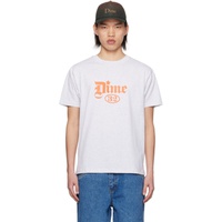 다임 Dime Gray Exe T-Shirt 242841M213023