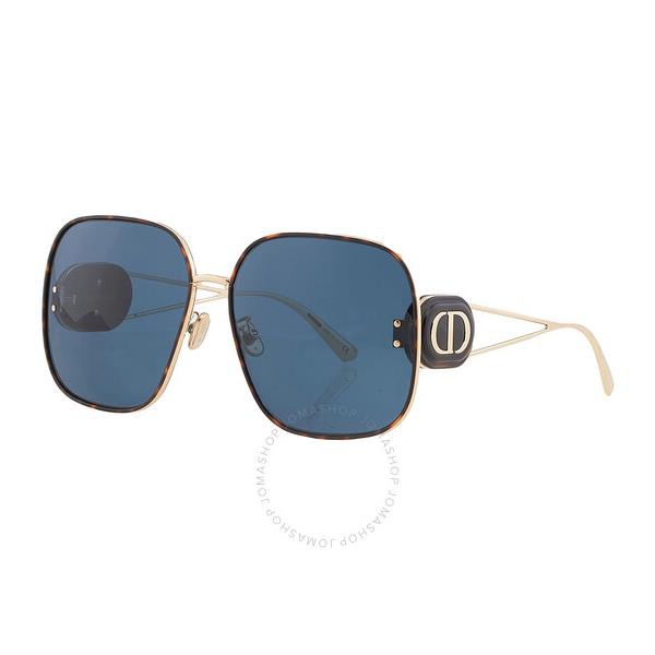  디올 DIORBOBBY Blue Square Ladies Sunglasses CD40050U 10V 64