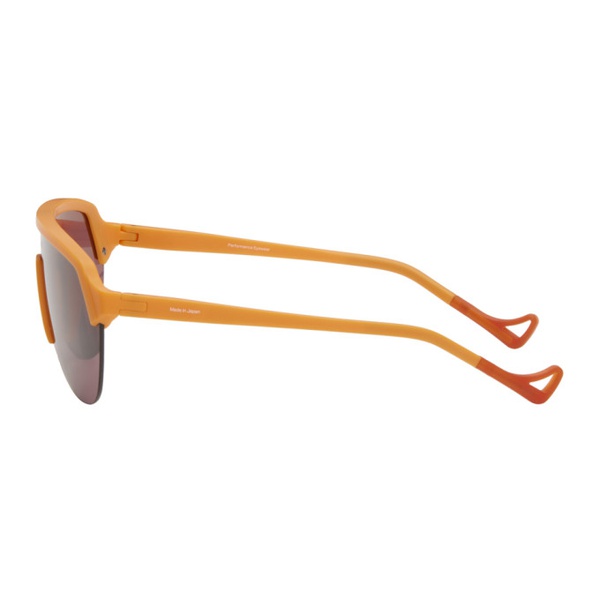  디스트릭트 비전 District Vision Orange Nagata Speed Blade Sunglasses 222920F005006