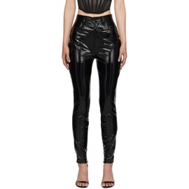 Dolce&Gabbana Black High-Rise Trousers 232003F087000