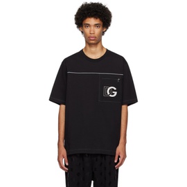 Dolce&Gabbana Black Embossed T-Shirt 231003M213003