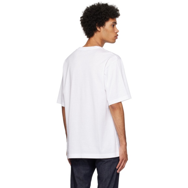 돌체앤가바나 Dolce&Gabbana White Printed T-Shirt 231003M213026