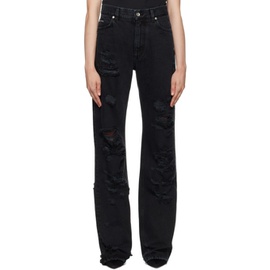 Dolce&Gabbana Black Flared Jeans 231003F069001