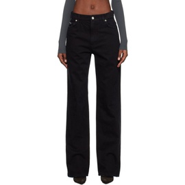 Dolce&Gabbana Black Kim Kardashian 에디트 Edition Flared Jeans 231003F069006