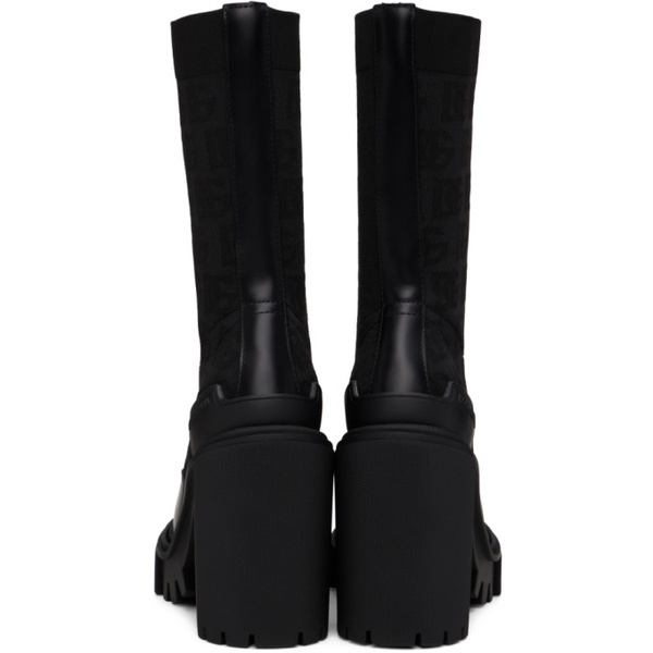 돌체앤가바나 Dolce&Gabbana Black All-Over DG Boots 231003F114000