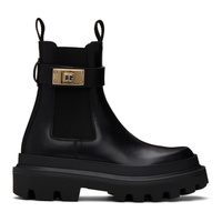 Dolce&Gabbana Black Calfskin Chelsea Boots 232003F113000