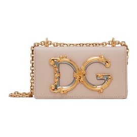 Dolce&Gabbana Pink Calfskin Phone Bag 241003F048003