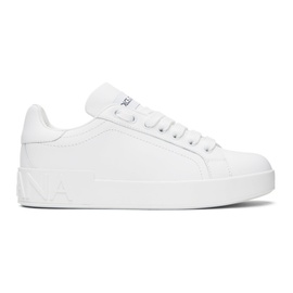 Dolce&Gabbana White Portofino Sneakers 241003M237045