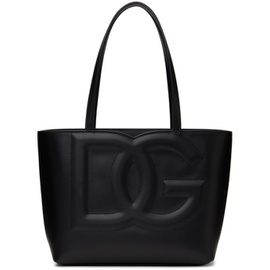 Dolce&Gabbana Black Small DG Logo Tote 241003F049000