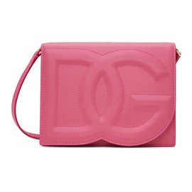 Dolce&Gabbana Pink Logo Crossbody Bag 241003F048010