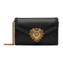 Dolce&Gabbana Black Mini Devotion Bag 231003F048009
