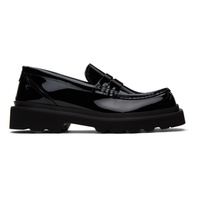 Dolce&Gabbana Black Moc Toe Loafers 241003M231012