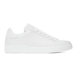 Dolce&Gabbana White Portofino Sneakers 231003M237029
