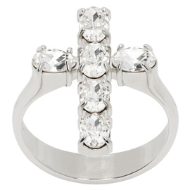 Dolce&Gabbana Silver Cross Ring 241003M147004
