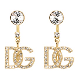 Dolce&Gabbana Gold Logo Earrings 241003F022000