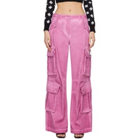 Dolce&Gabbana Pink Garment-Dyed Cargo Pants 241003F087002