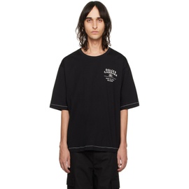 Dolce&Gabbana Black Printed T-Shirt 241003M213009