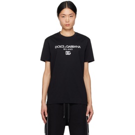 Dolce&Gabbana Black DG T-Shirt 241003M213001