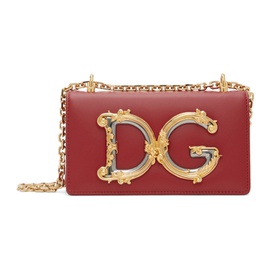 Dolce&Gabbana Red Calfskin Phone Bag 241003F048004