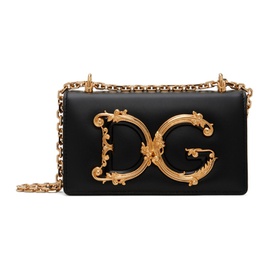 Dolce&Gabbana Black Calfskin Phone Bag 241003F048001