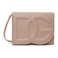 Dolce&Gabbana Taupe Logo Crossbody Bag 241003F048009