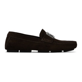 Dolce&Gabbana Brown Classic Driver Loafers 241003M231003