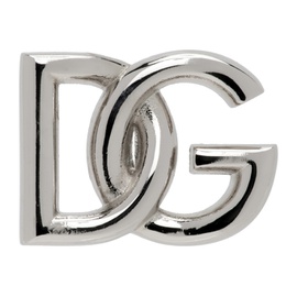 Dolce&Gabbana Silver DG Logo Pin 241003M146002